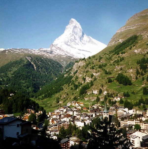 Zwitserse bergen bij Zermatt